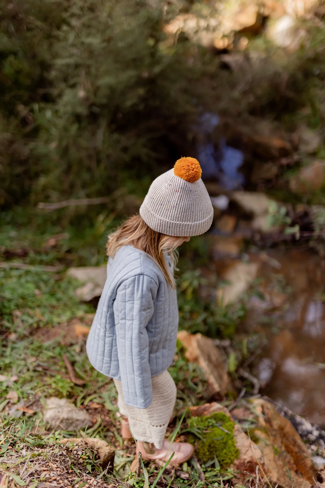 Acorn Como Beanie Oatmeal Speckle