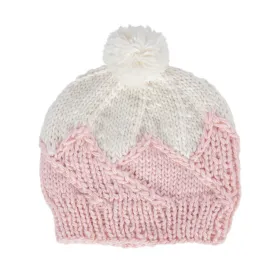 Acorn Mountain Top Beanie Pink