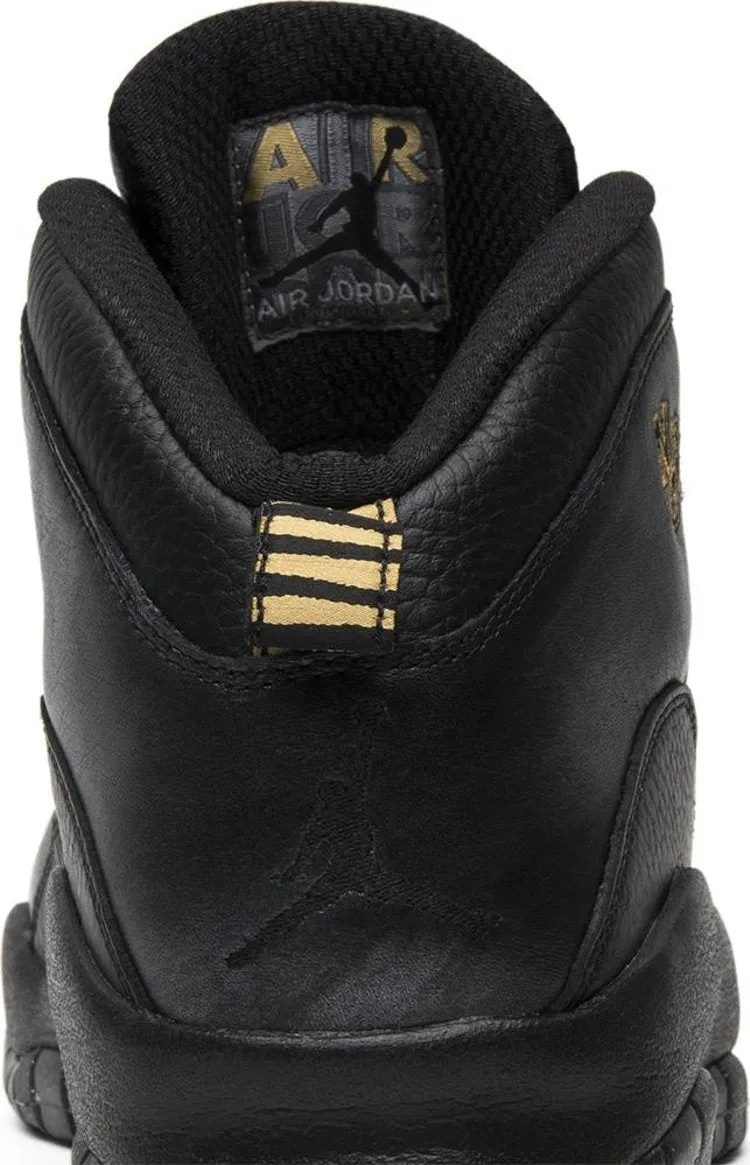 Air Jordan 10 Retro NYC Sneakers, Black