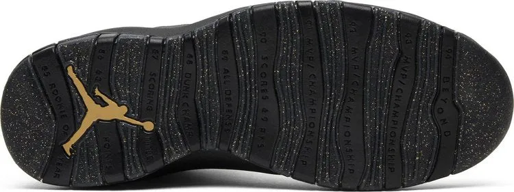 Air Jordan 10 Retro NYC Sneakers, Black
