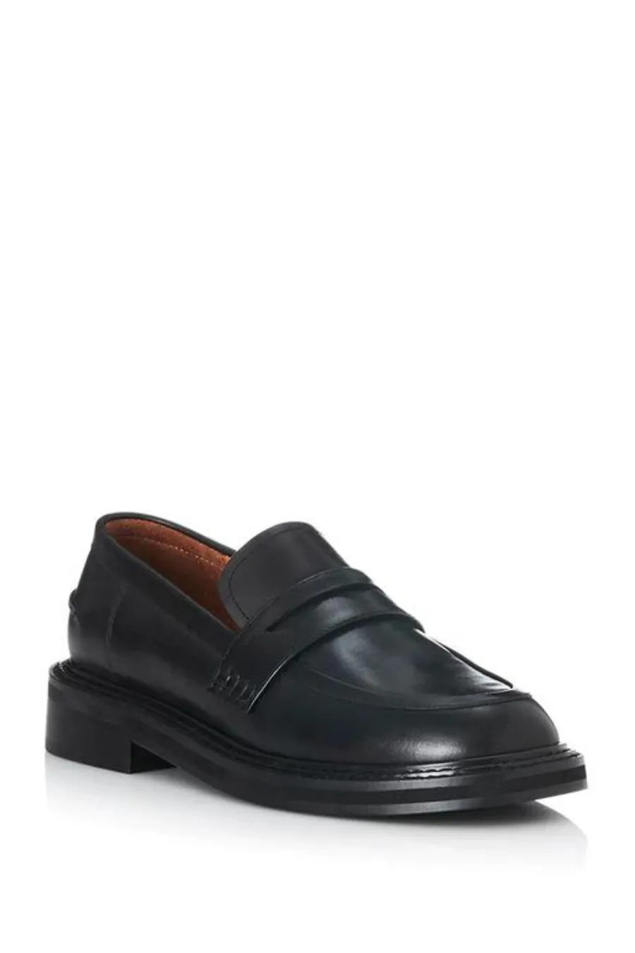 Finn Black Leather