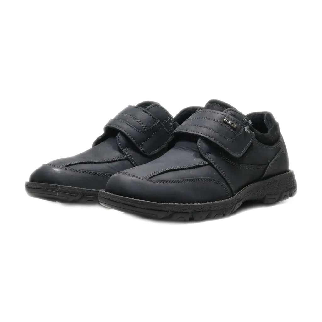 Gallus Casual Slip Ons Leather Black Colour For Men