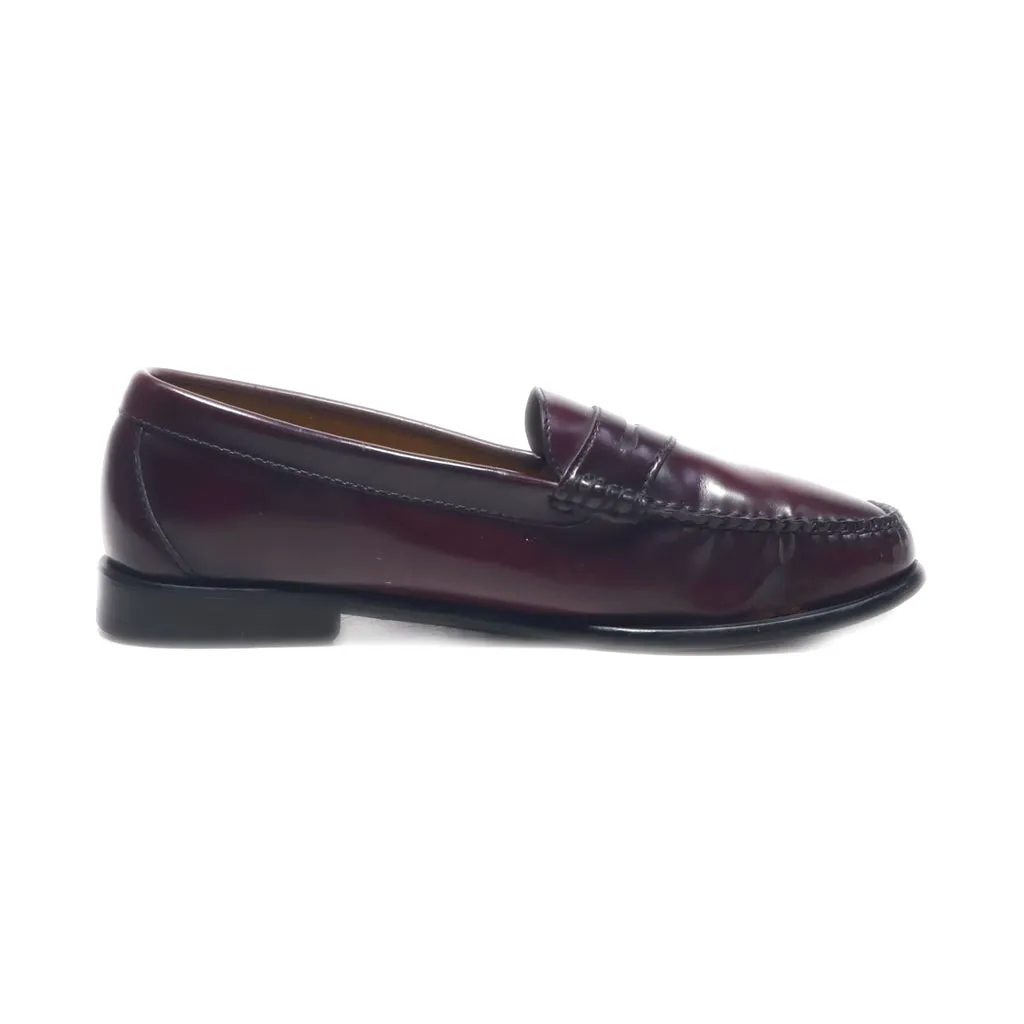 G.H.Bass & Co Loafers Leather Maroon Colour For Men