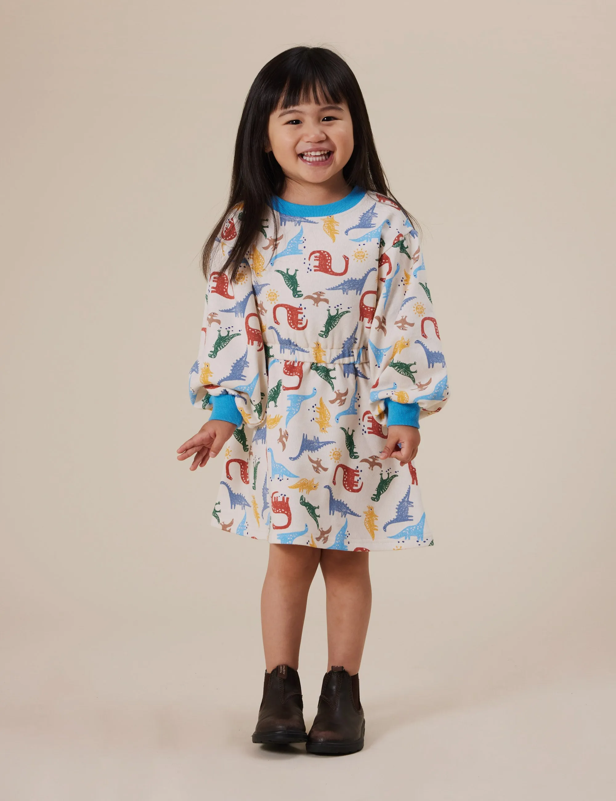 Goldie   Ace Leah Long Sleeve Dress Dino-Mite