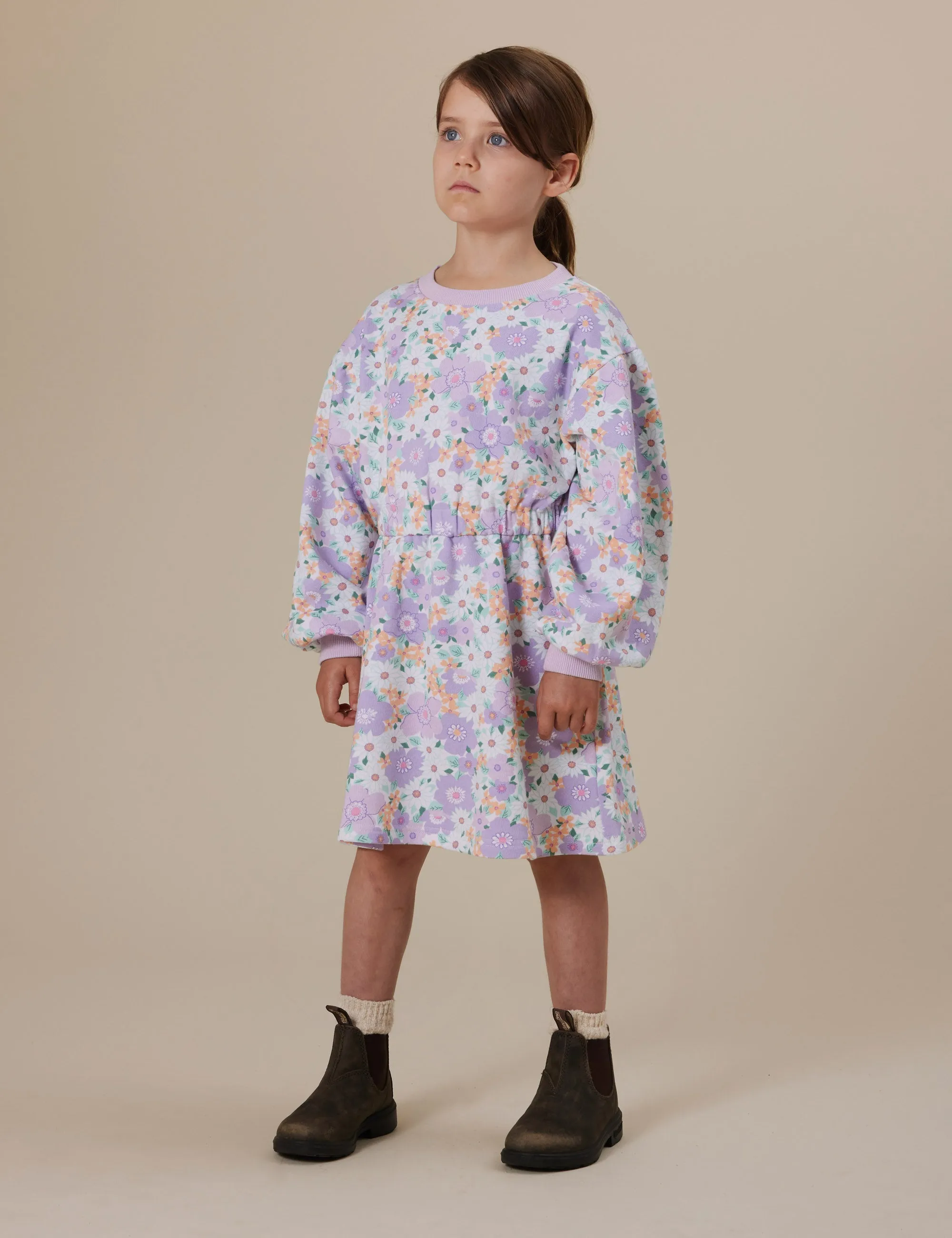 Goldie   Ace Leah Long Sleeve Dress Flora