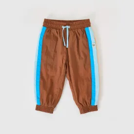 Goldie   Ace Retro Lightweight Sporty Pants Brown