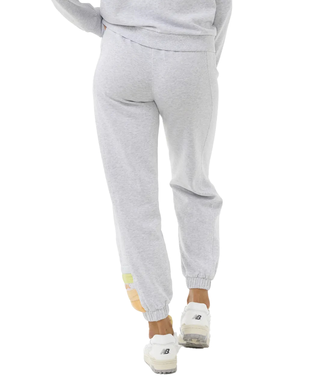 High Tide Joggers in Light Grey Marle