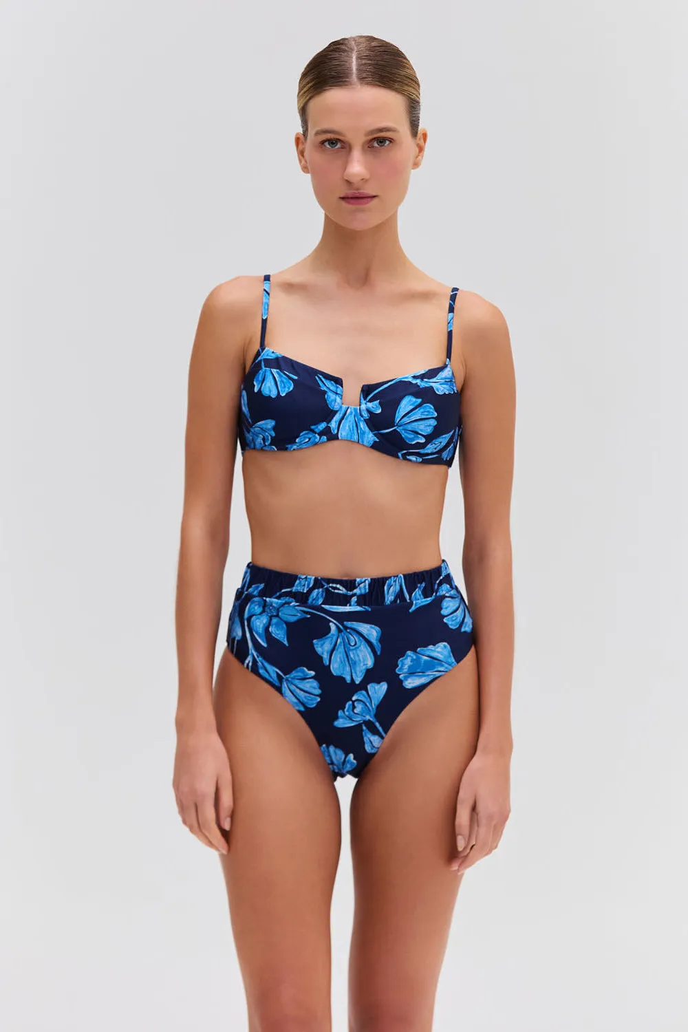 Nightflower High Cut Bikini Bottom