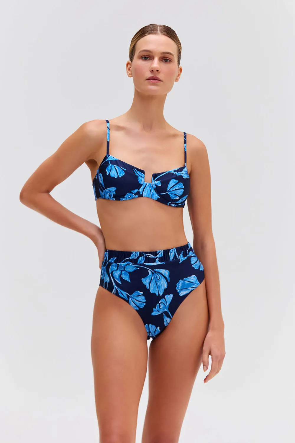 Nightflower High Cut Bikini Bottom
