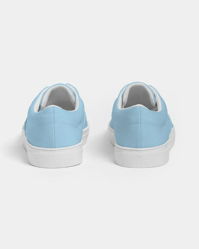 Pale Pastel Cyan Women's Canvas Sneakers | Women's | Bright Pale Pastel Cyan | C30M0Y0K0