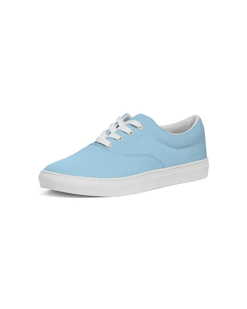 Pale Pastel Cyan Women's Canvas Sneakers | Women's | Bright Pale Pastel Cyan | C30M0Y0K0