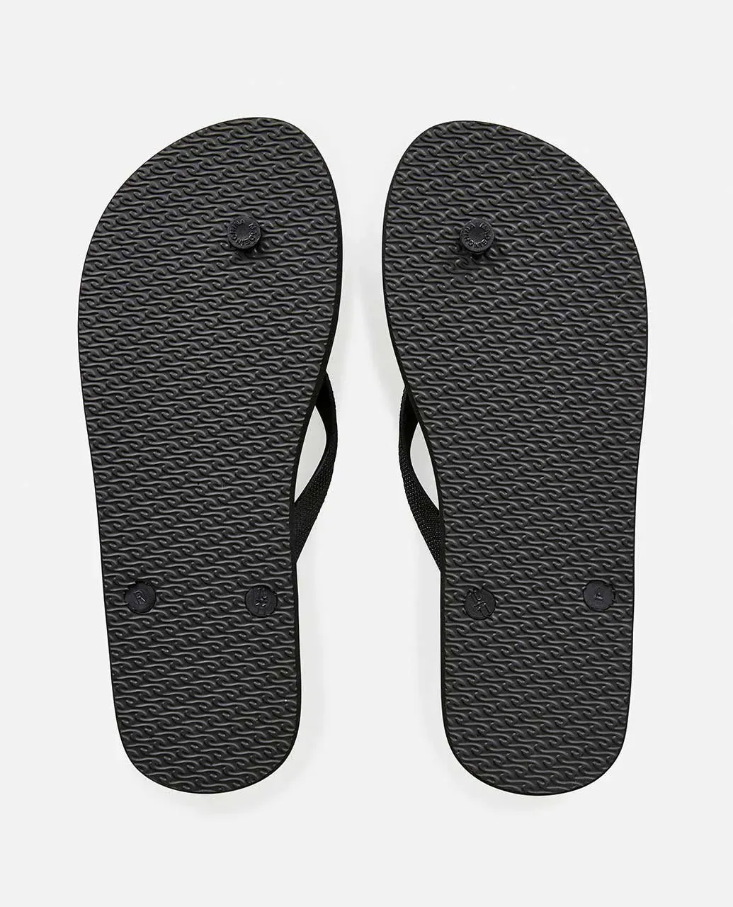 Rip Curl Men's Icons Of Surf Bloom Open Toe Flip Flops Black/White 1AKMOT-0431