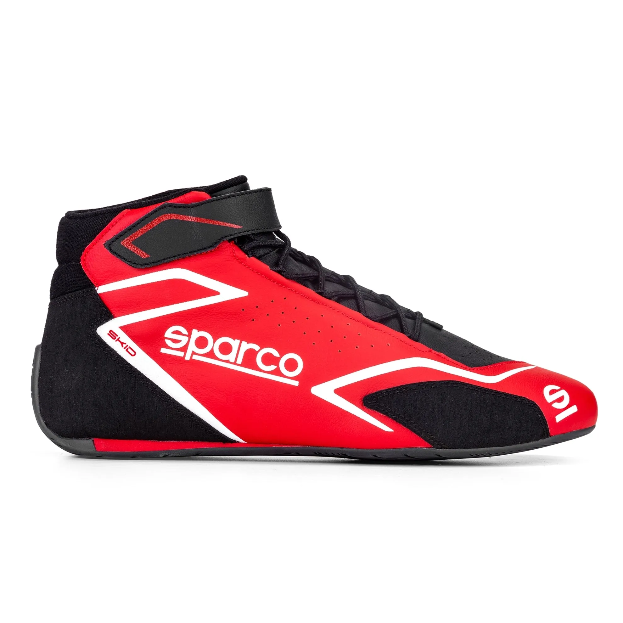 SPARCO Skid 2020 Racing Shoes [SFI & FIA approved] White/Black / Navy/White / Black/Gray / Black/Black / Red/Black