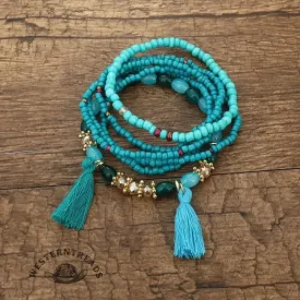 Unisex Retro N Tassel Bracelet